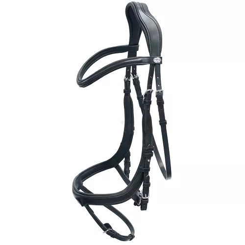 SCHOCKEMÖHLE Ogłowie anatomiczne EQUITUS ALPHA / 1101-00044 - czarne