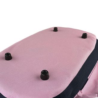 Large Grooming Bag for Horse Care, Pink with Navy Strap/  1861 - 3