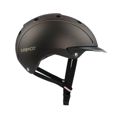 Kask jeździecki CASCO Mistrall brown EN1384-2023 /06.4005