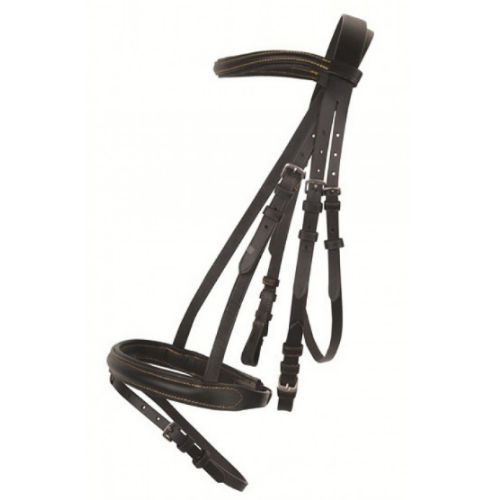 HKM Ogłowie gładkie LOU z nachrapnikiem kombinowanym / 1742