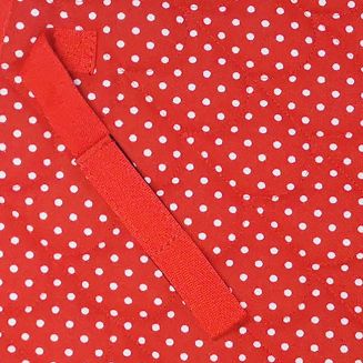 Czaprak bawełniany VS Pony MUSTANG czerwony w białe kropki / 3019 - 2