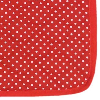 Czaprak bawełniany VS Pony MUSTANG czerwony w białe kropki / 3019 - 3