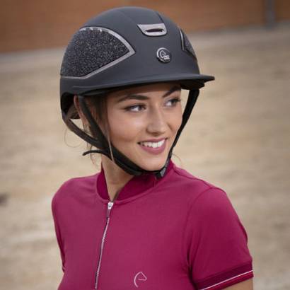 Helmet EQUI-THÈME - HYBRID GLITTER Pro Series / 9119520