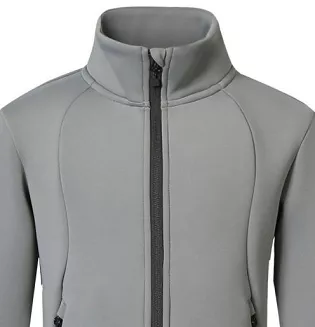 Bluza jeździecka młodzieżowa COVALLIERO zapinana, Steel Grey /32309 - 3