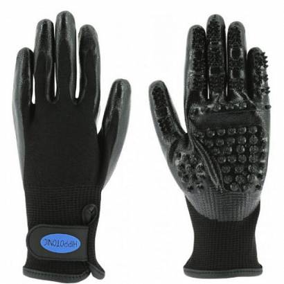 Gloves for grooming the horse HIPPO-TONIC / 700162