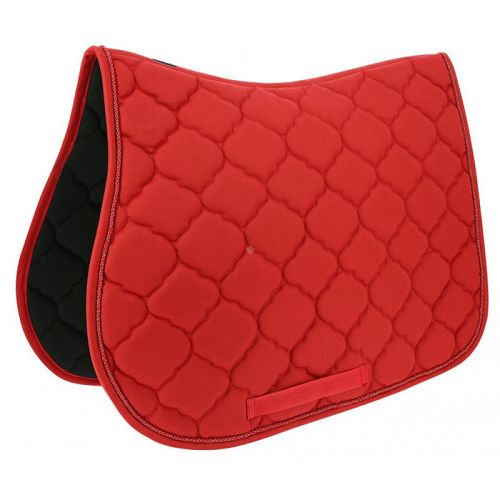 Saddle Pad RIDING WORLD Girly - red / 204544