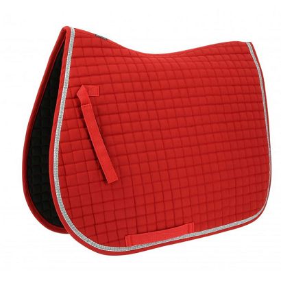 Saddle Pad RIDING WORLD Girly - red / 204544