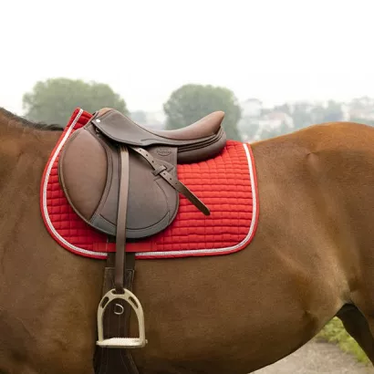 Saddle Pad RIDING WORLD Girly - red / 204544
