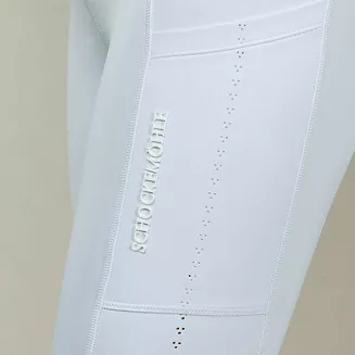 Bryczesy-leginsy konkursowe damskie  SCHOCKEMÖHLE Air Sporty pełny, silikonowy lej - White - 2