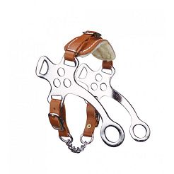 Hackamore FEELING  Chrome steel, podszyte sztucznym futerkiem /  607842