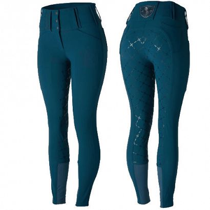 Women's breeches HORZE DESIREE with a full seat and silicone print / 36055 kr