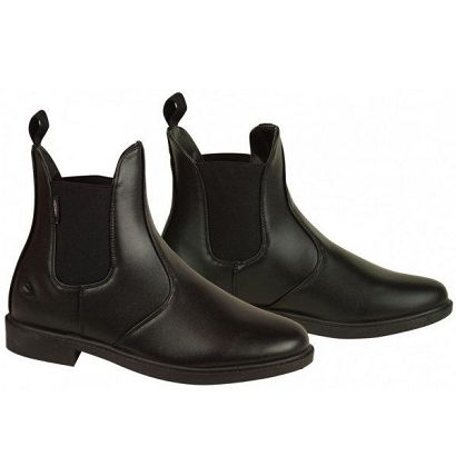 Synthetic Pull-On Jodhpur Boots VERANO black