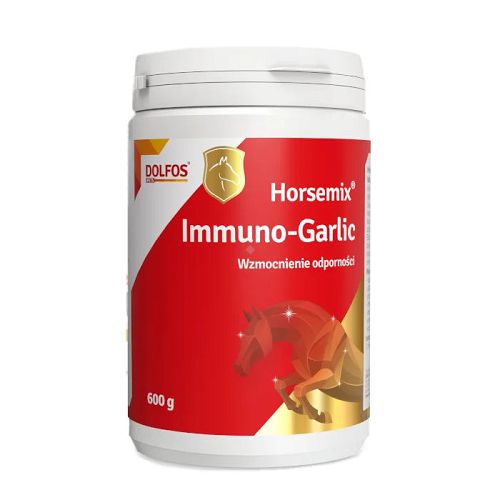 Powdered feed supplement for immunity DOLFOS Horsemix® Immuno-Garlic 600g