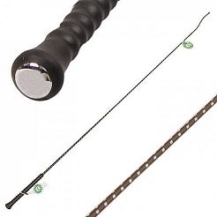 Bat ujeżdżeniowy FLECK z gumową rączką Brązowy / 03700