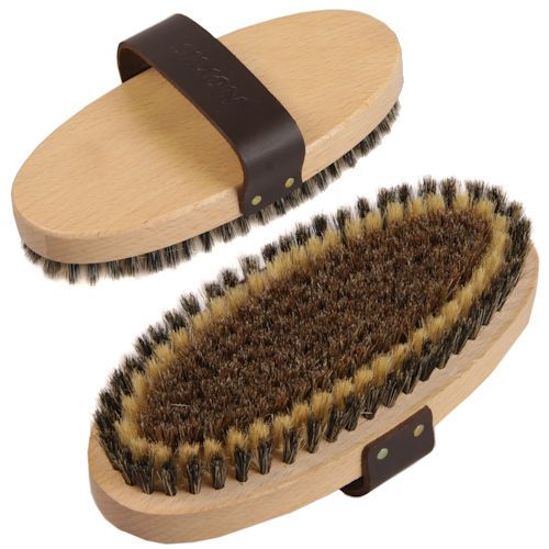 Oval brush SIMON with natural bristles 20cm - XL / 003