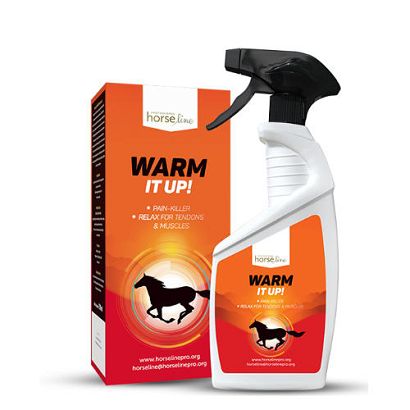 Spray rozgrzewająco - chłodzący HorseLinePRO WARM IT UP 750ml