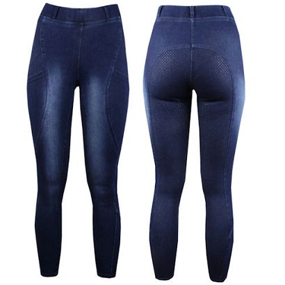 Breeches NOWAK CENTER, Jeans Silicone Full Seat