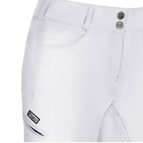 Bryczesy ocieplane damskie PIKEUR RHANIA z pełnym silikonowym lejem / 1426 kolor biały
