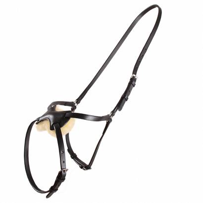 Padded figue-8 noseband  DAW-MAG padded, with fur coat / 16015