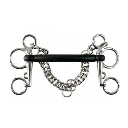 0 Pelham gumowy prosty HORZE Mullen / 13037