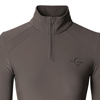 Women's Training Shirt COVALLIERO Active Shirt Milky Chocolate - 2