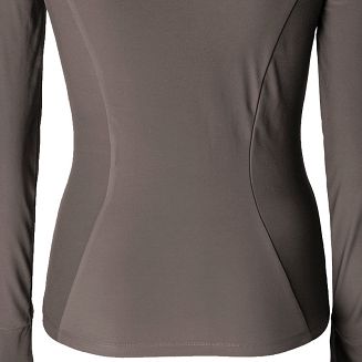 Women's Training Shirt COVALLIERO Active Shirt Milky Chocolate - 4
