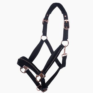 HKM Head collar Berry - Black / 9178 - 2