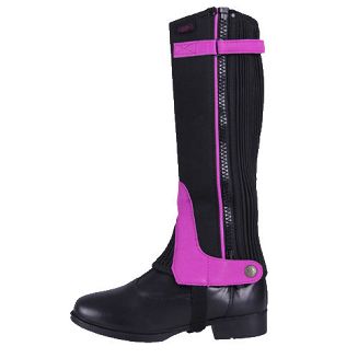 Czapsy treningowe QHP SUEDE młodzieżowe - fuchsia