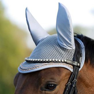 Ear bonnet HKM Rosegold Glamour Grey/ 12987 - 3