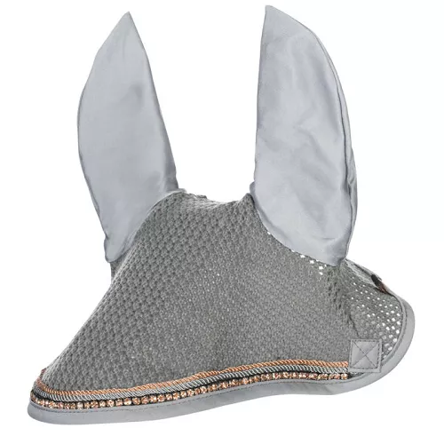 Nauszniki dla konia HKM Rosegold Glamour, Grey/ 12987