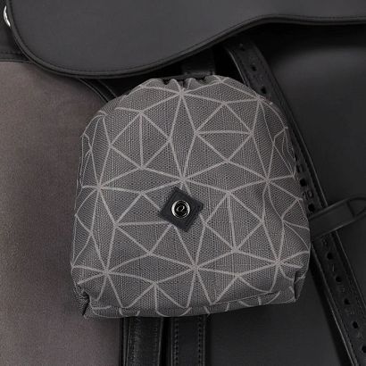 Pokrowce na strzemiona QHP Grey Reflective / 5586