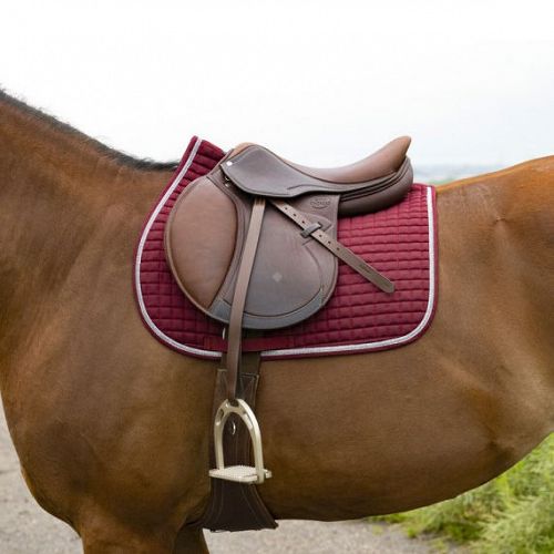 Saddle Pad  PONY Riding World  GIRLY - Burgundy / 204543