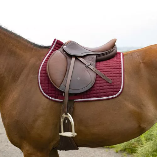 Saddle Pad  PONY Riding World  GIRLY - Burgundy / 204543