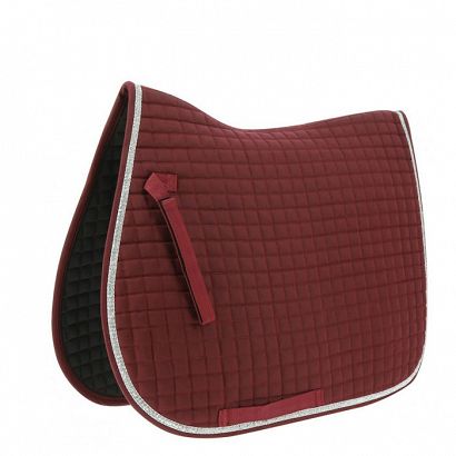 Saddle Pad  PONY Riding World  GIRLY - Burgundy / 204543