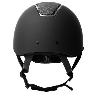Kask jeździecki HORZE Monarch II Metallic Glitter Black, z szerokim daszkiem /CE EN 1384:2023 - 3