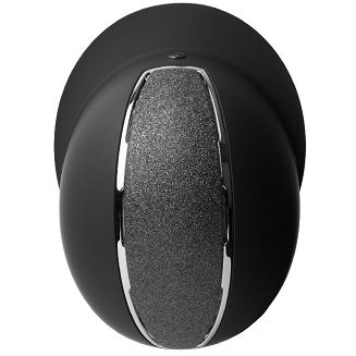 Kask jeździecki HORZE Monarch II Metallic Glitter Black, z szerokim daszkiem /CE EN 1384:2023 - 4