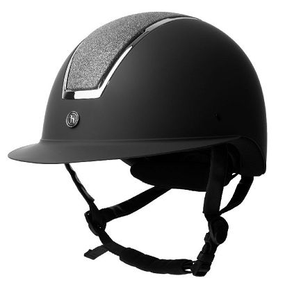 Riding  Helmet HORZE Monarch II Metallic Glitter Black / CE EN 1384:2023