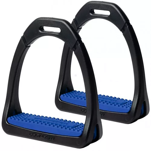 Strzemiona plastikowe 12,5cm EQUI-THEME Premium Composite Royal Blue -  para / 940555008