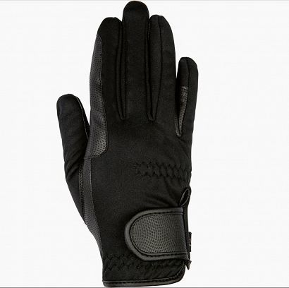 Winter riding gloves HKM Softshell black / 91509