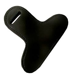 Zaczep do podogonia NC skórzany czarny