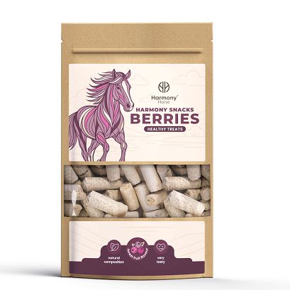 Harmony Snacks Berries  HARMONY HORSE Smakołyki owoce Leśne dla koni 1kg