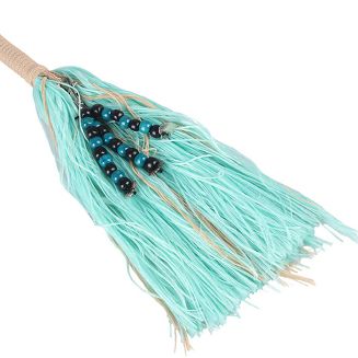 Ogłowie sznurkowe bezwędzidłowe z wodzami oraz liną balansową QHP Liberty- Ice Green / 1096 - 4