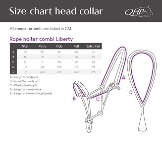 Ogłowie sznurkowe bezwędzidłowe z wodzami oraz liną balansową QHP Liberty- Ice Green / 1096 - 8