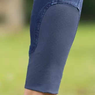 Bryczesy jeździeckie, damskie HKM Aruba Denim z pełnym silikonowym lejem / 14585 - 6