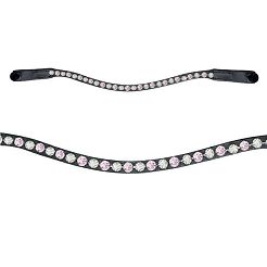  Browband Y LAILA Pink Crystals  / 391004