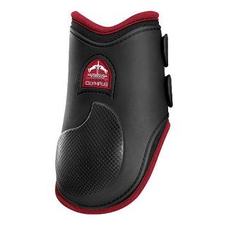 VEREDUS Ochraniacze OLYMPUS Color Edition - Ochraniacze sportowe zapinane na kołki Tył - czarny / bordo