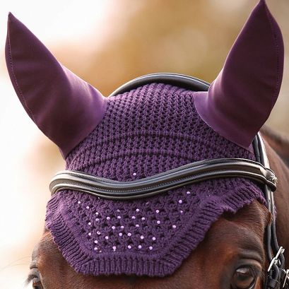Nauszniki SCHOCKEMÖHLE SP Elegant Spark Style, Dark Purple