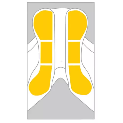 みき　　シングル1.7kg 2枚 Wkładki korekcyjne do siodła WINTEC - zestaw podstawowych