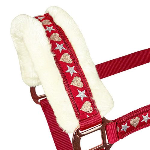 Kantar podszyty futrem Y Cyntia - Red