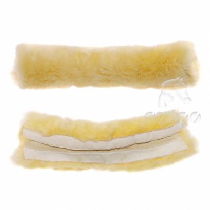 Sheepskin browband/noseband sleeve MUSTANG  / 3084